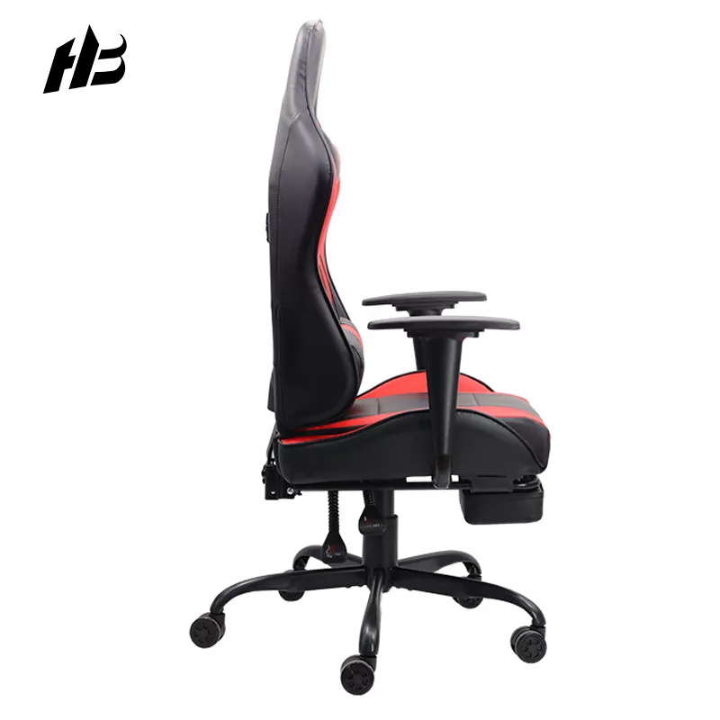 Cute Gaming Chair Black High Back Ergonomic Rotating Pc Computer Gaming Chair 1 Piece with Footrest Gaming Chair