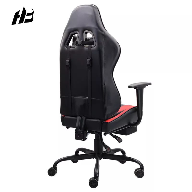 Cute Gaming Chair Black High Back Ergonomic Rotating Pc Computer Gaming Chair 1 Piece with Footrest Gaming Chair