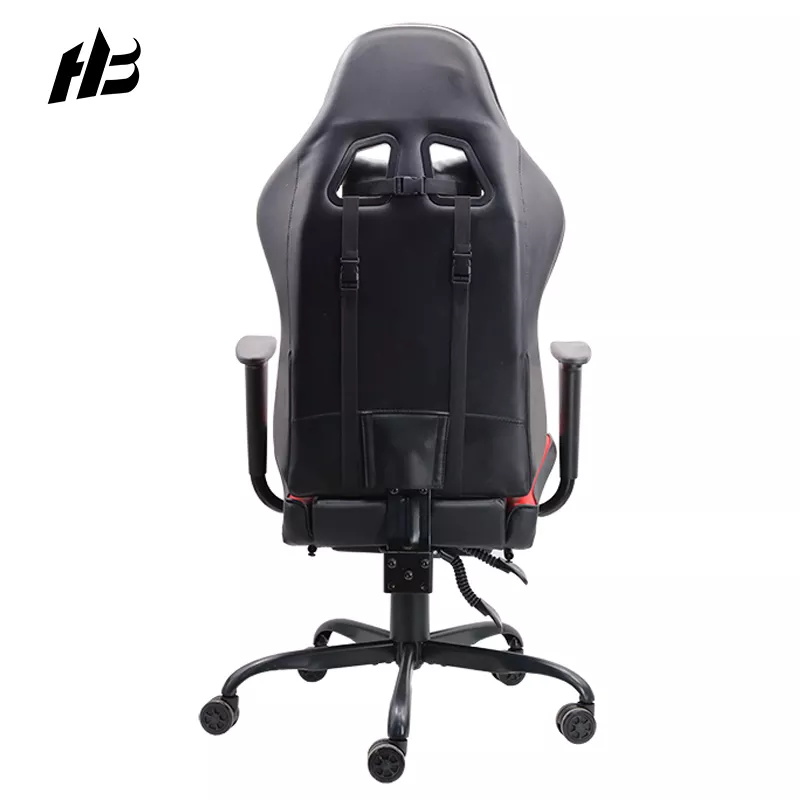 Cute Gaming Chair Black High Back Ergonomic Rotating Pc Computer Gaming Chair 1 Piece with Footrest Gaming Chair