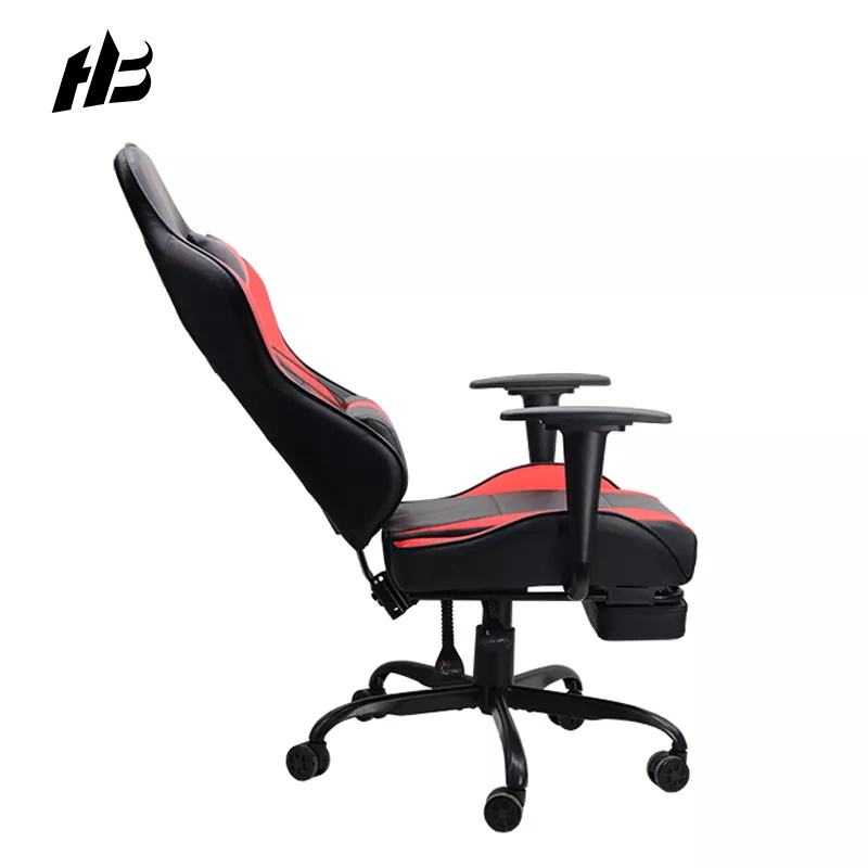 Cute Gaming Chair Black High Back Ergonomic Rotating Pc Computer Gaming Chair 1 Piece with Footrest Gaming Chair