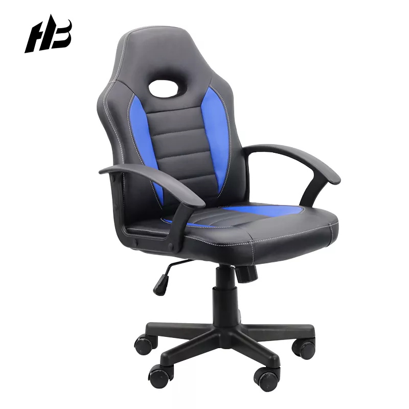 Newest Design Ergonomic Pu Gaming Chair Blue High Back Office Game Chair Gaming Cute