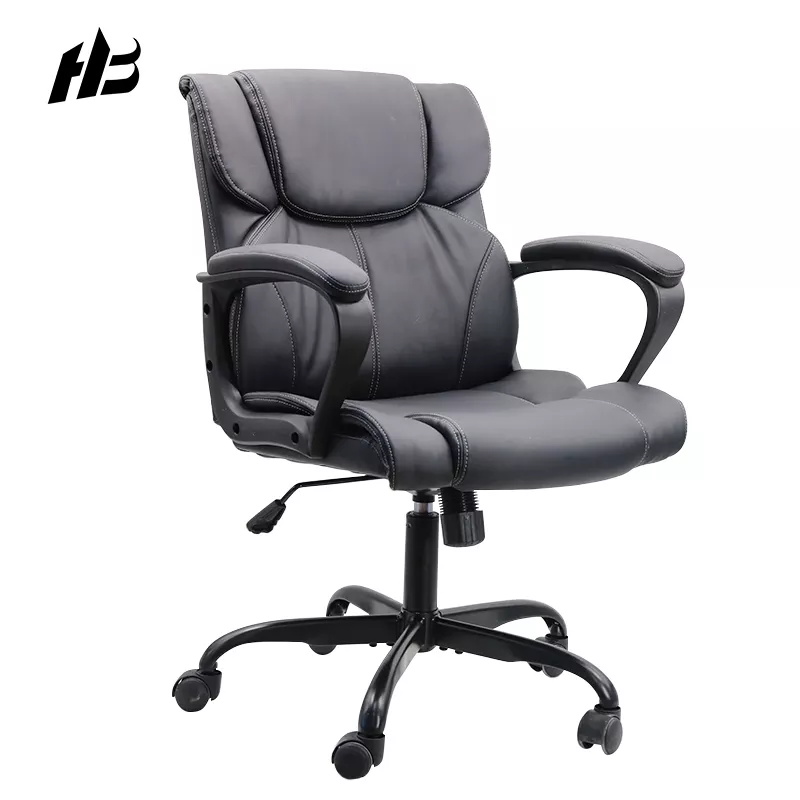 Luxury Chair Gaming Chair Computer Pu Leather Black Gaming Chair Comfort with Footrest