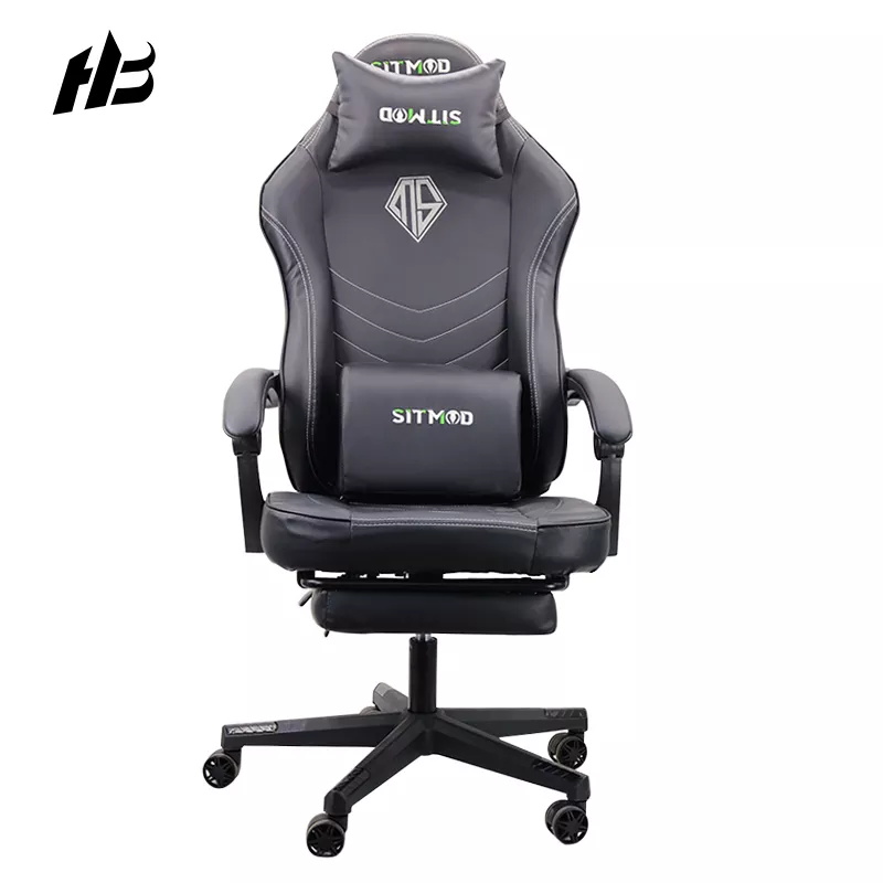 Quality Ergonomic Gaming Chair Rgb Massage Pu Leather Gaming Chair Top Sell With Footrest