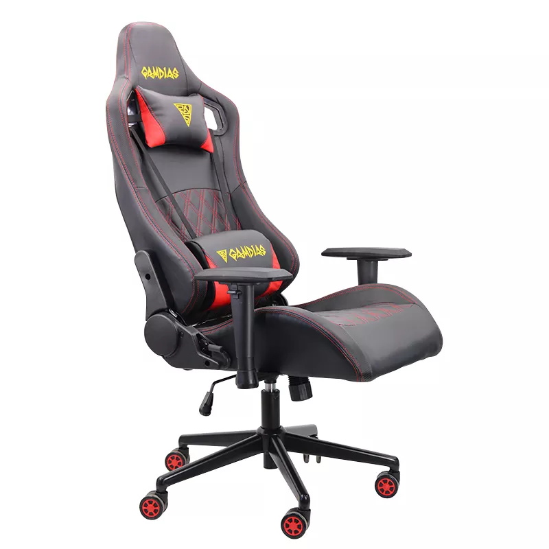 New Arrival 2022 Rgb Pu Leather Gaming Chair Black Red Racing Adjustable Chairs Gamers Cheap Gaming Chair