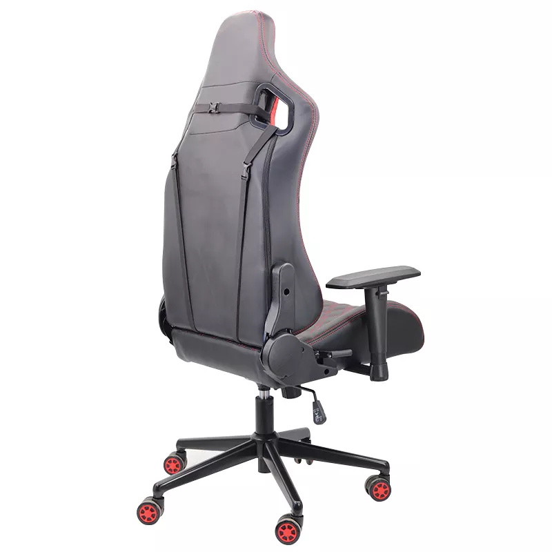 New Arrival 2022 Rgb Pu Leather Gaming Chair Black Red Racing Adjustable Chairs Gamers Cheap Gaming Chair