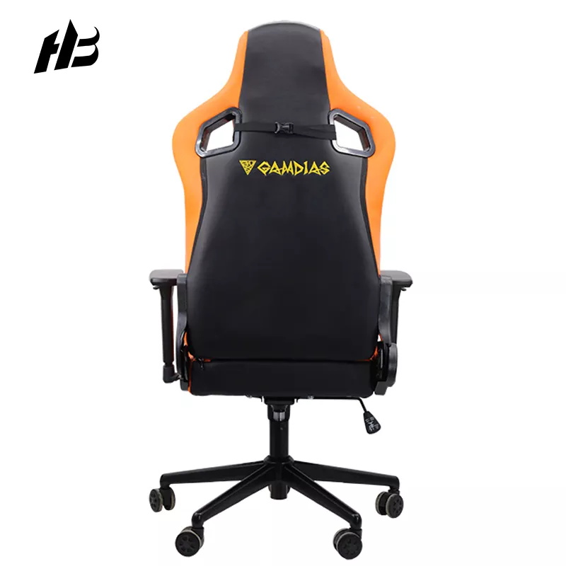 Luxury Gaming Chair Massage Pu Leather Led Rgb Purple Black White Pink Racing Gaming Chair with Footrest